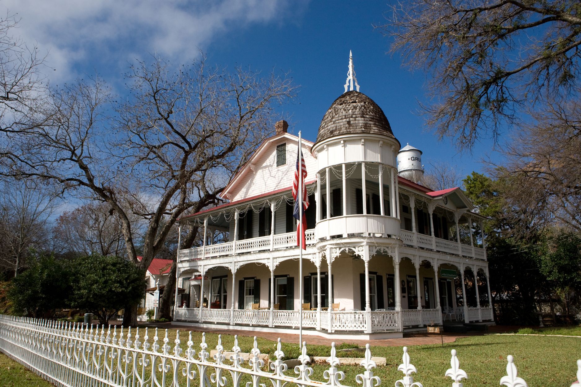 Historic Victorian building in the Gruene Historic District